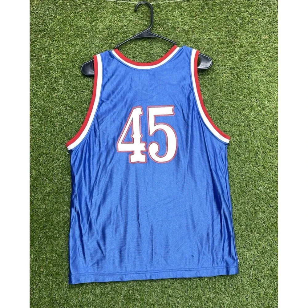 Vintage Dodger Kansas Jayhawks Basketball Jersey Mens XL #45 Trevor Kardell